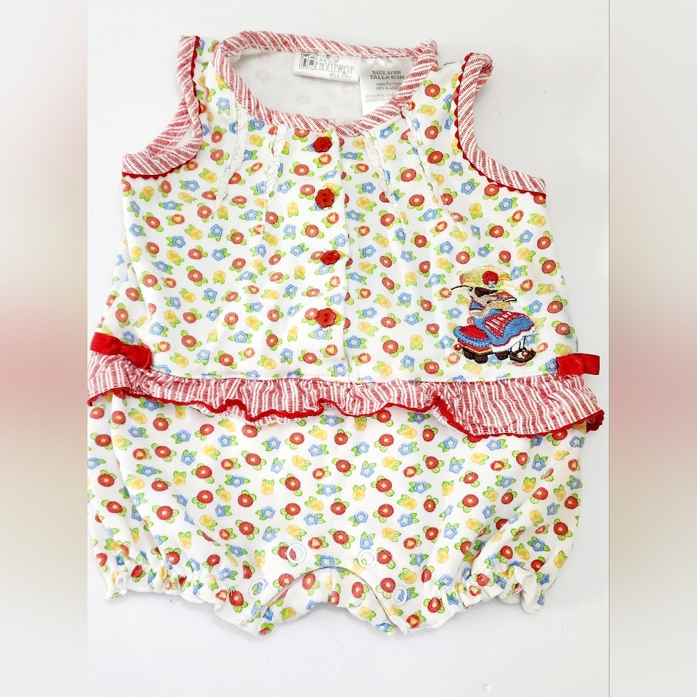 *Rare* Mary Engelbreit Little Miss Muffet Baby girl romper